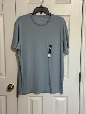 tek gear Men's Light Blue Short Sleeve Performance Tee